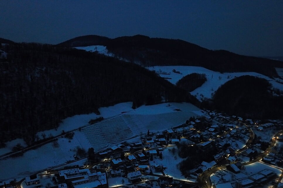 Energiesparende Straßenbeleuchtung